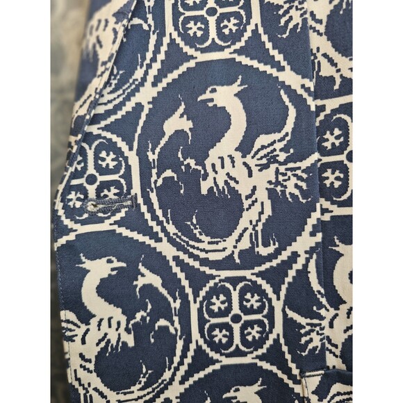 J. McLaughlin Men’s Modern Style Blazer Jacket Size 38 Navy Blue White Griffin - Picture 5 of 8